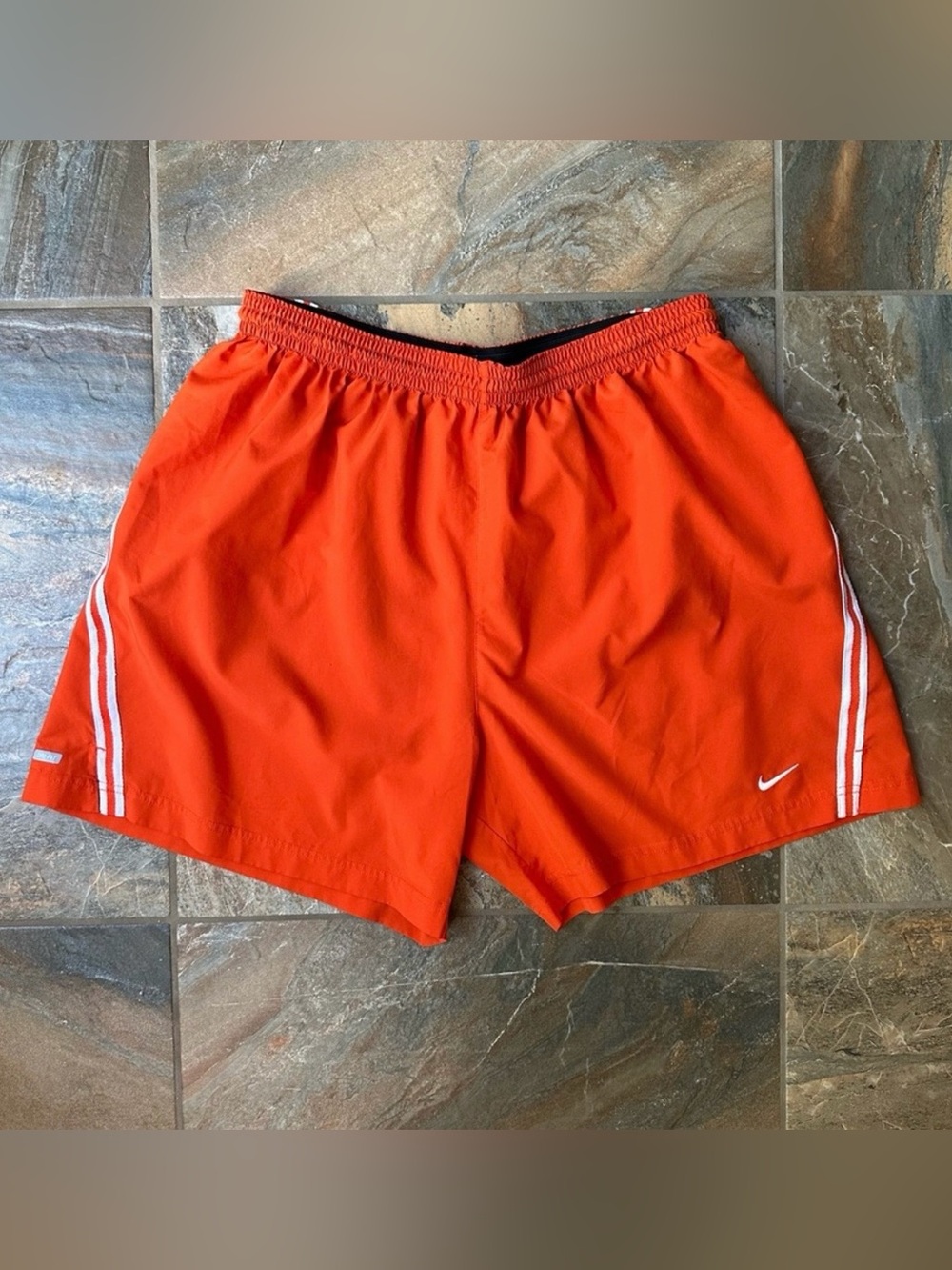 Nike Team Shorts Men's Size XL Orange Athletic Activewear
